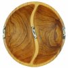 Bol rond en bois d'olivier