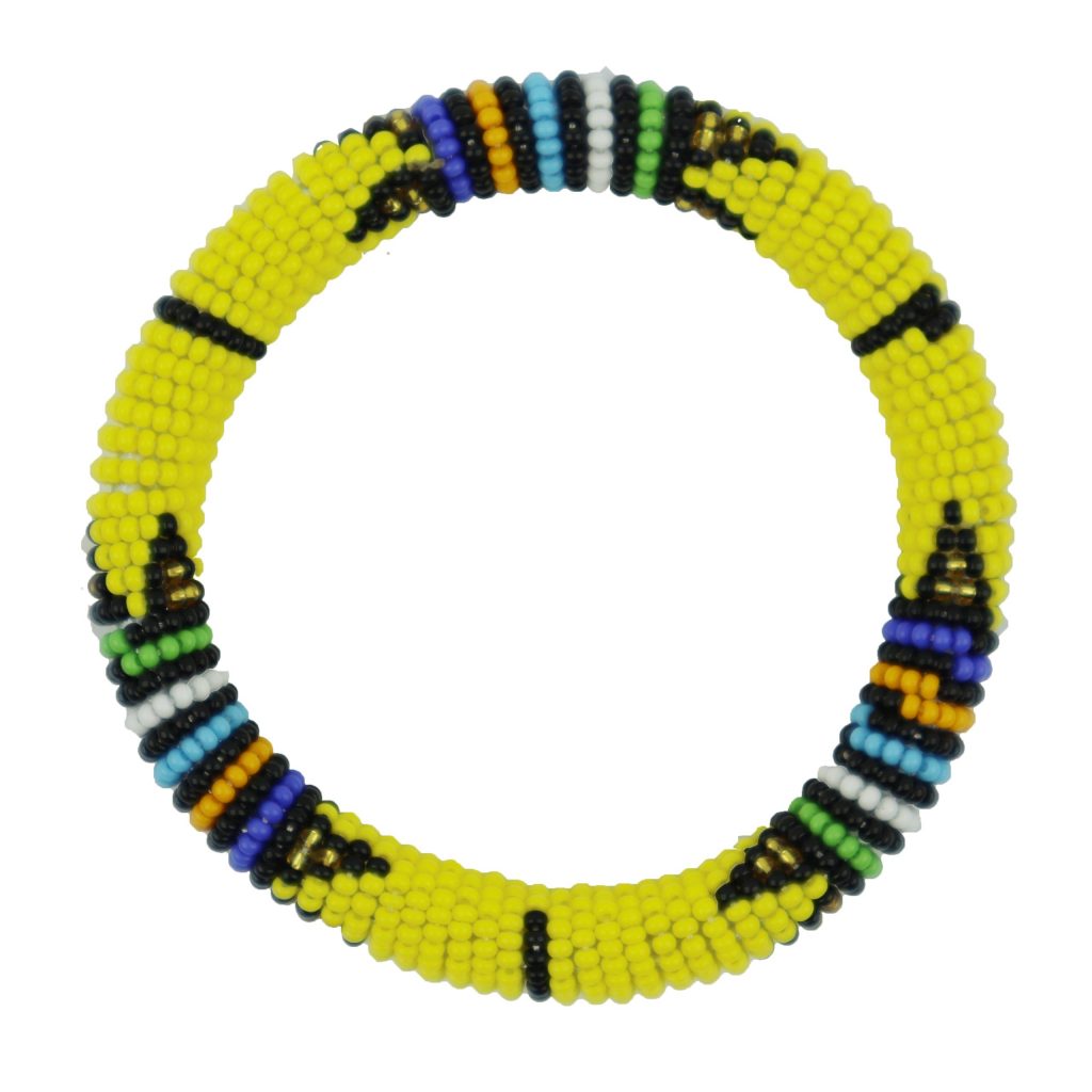 CLASSIC MASSAI YELLOW BRACELET