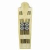 Collier massaï duo bandes blanc noir – Image 2