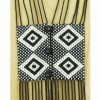 Collier massaï duo bandes blanc noir – Image 3