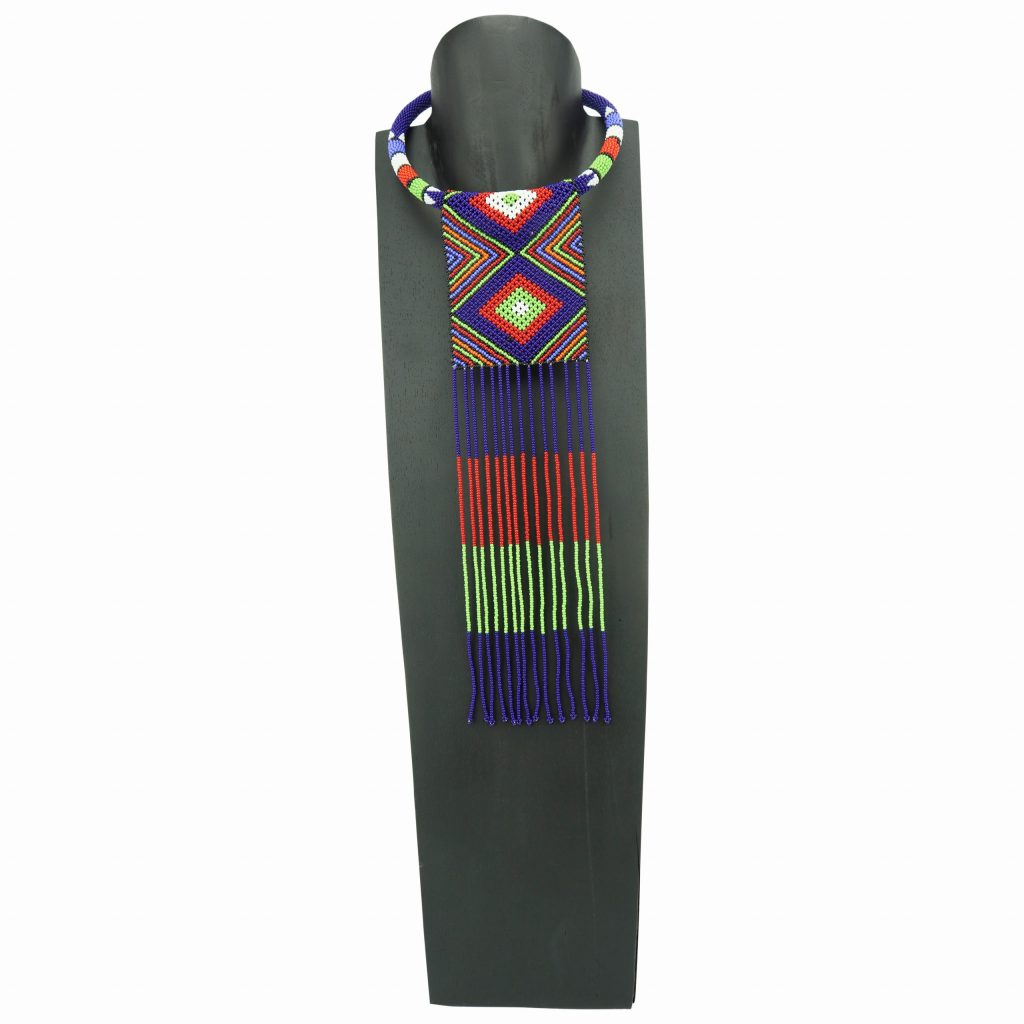 COLLIER MASSAI LOSANGE MULTI