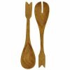 OLIVE WOOD SALAD SERVERS ARROW-SHAPED TIPS