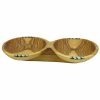 Duo de petits bols en bois d'olivier – Image 3