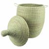 PANIER SENEGALAIS TISSE BLANC UNI M – Image 2
