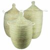 PANIER SENEGALAIS TISSE BLANC UNI M – Image 3