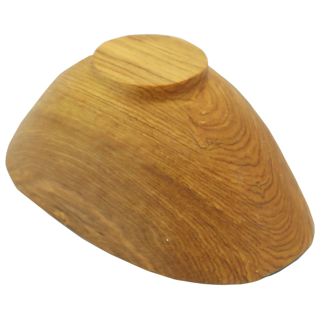 SMALL OLIVE WOOD OVAL BOWL - Image 4