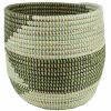 PETIT PANIER AFRICAIN CYLINDRIQUE EN ZIGZAG XS