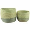 PETIT PANIER SENEGALAIS CYLINDRIQUE BICOLORE S – Image 3