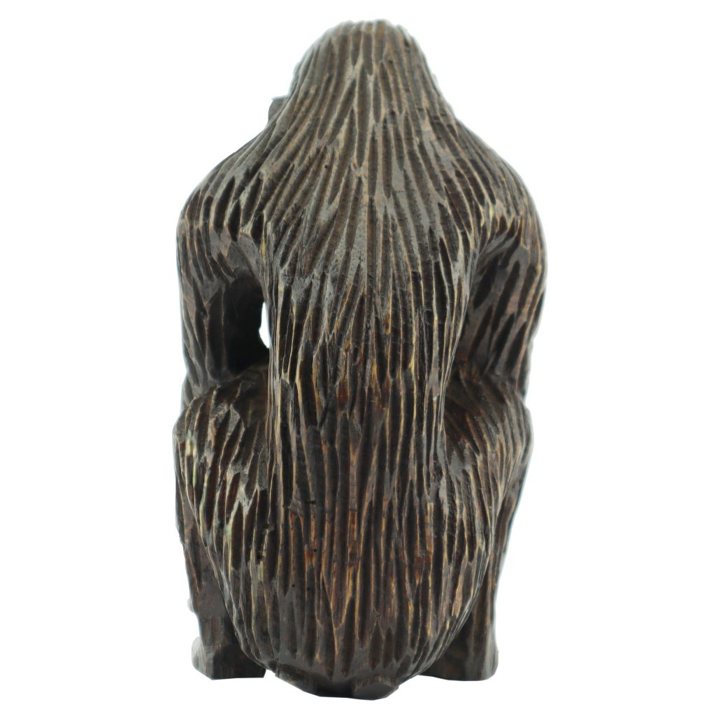 STATUETTE OF A GORILLA WITH HIS BABY - Image 4