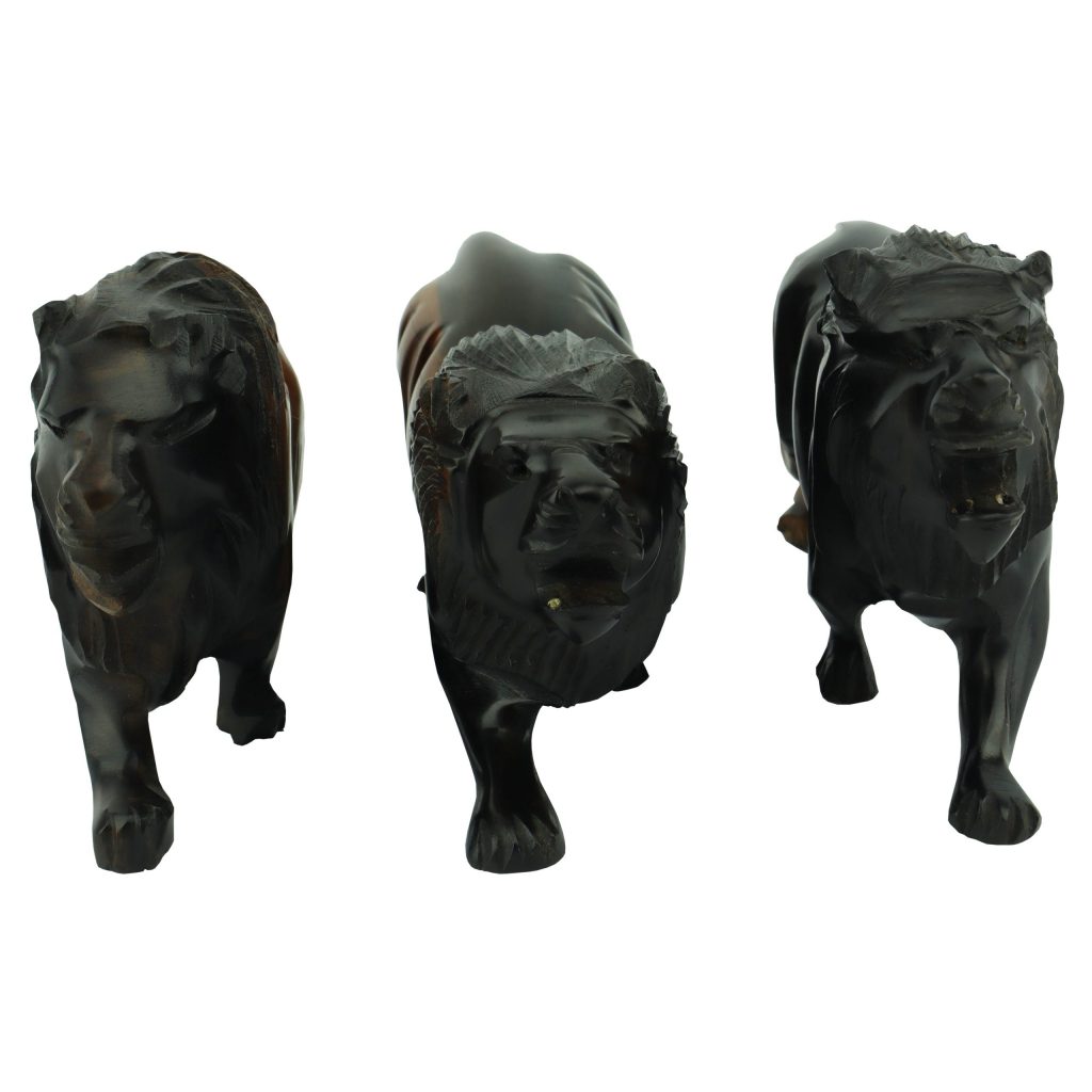 TWO-TONE LION STATUETTE - Image 4