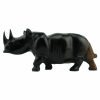 STATUETTE OF A SMALL TWO-TONE RHINOCEROS - Image 2