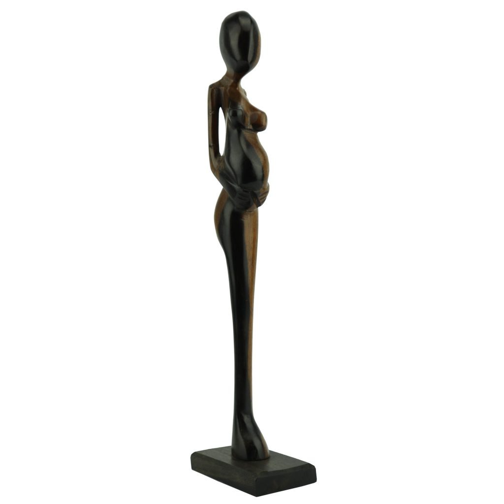 STATUETTE OF A PREGNANT WOMAN