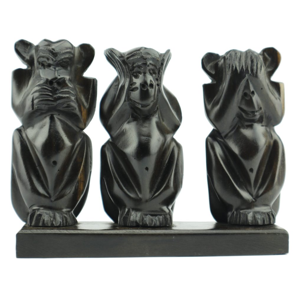 TRIO OF WISDOM MONKEYS