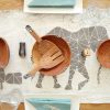 COUVERTS A SALADE PLATES EN BOIS D'OLIVIER – Image 2