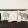 CRACKLE ELEPHANT PILLOW COVER - Image 2