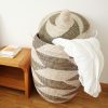TWO-TONE ZIGZAG WOVEN AFRICAN BASKET XXL - Image 2