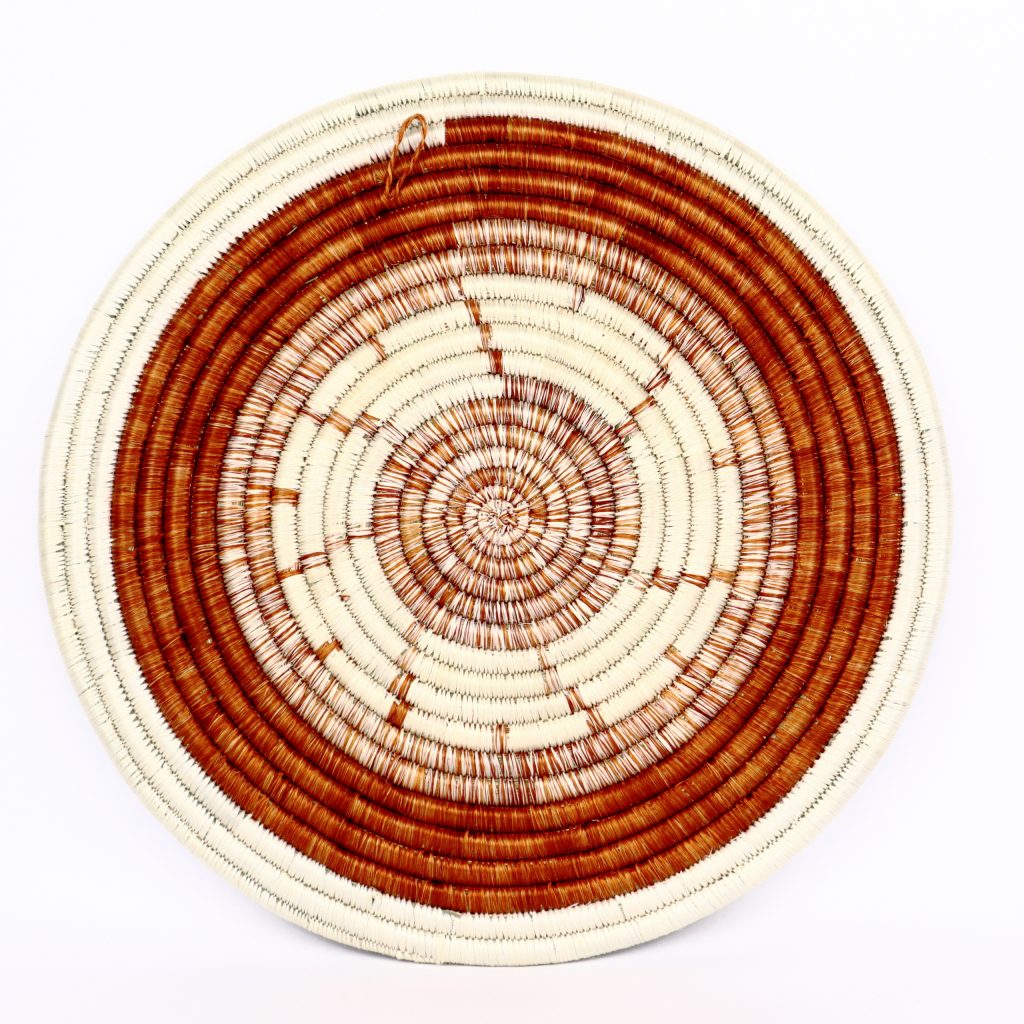 Dessous de plat africain blanc orange #1 – Image 3