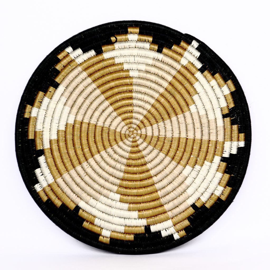 AFRICAN TRIVET MULTI BEIGE FLOWER #1 - Image 3