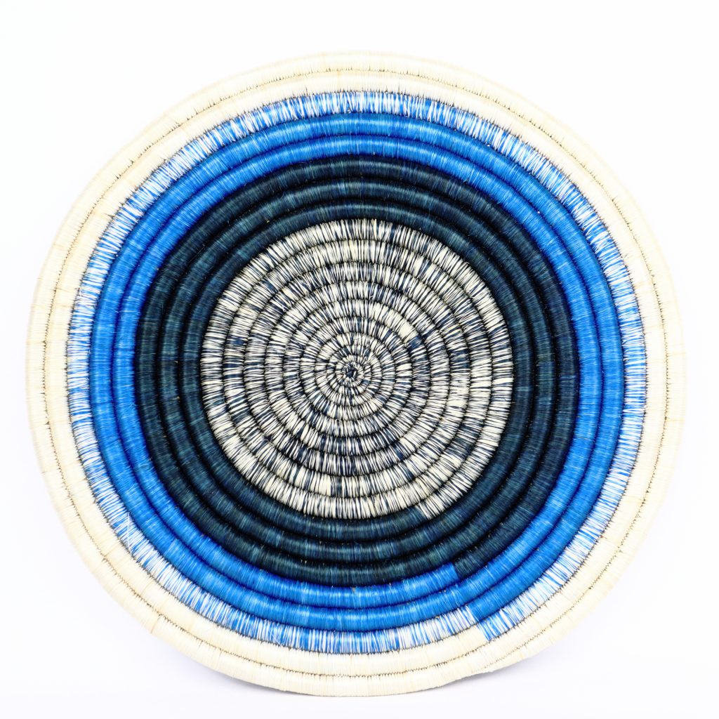 RWANDA TRIVET MIX OF BLUE #1