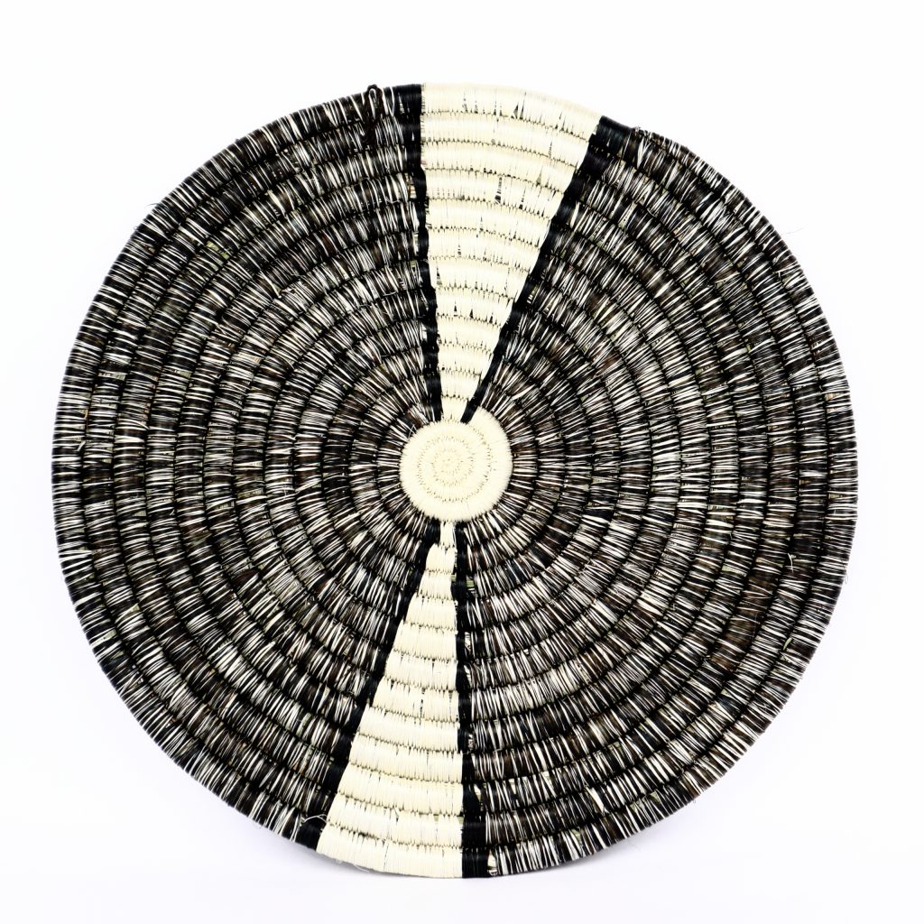 Dessous de plat rwanda mix noir blanc #1 – Image 3