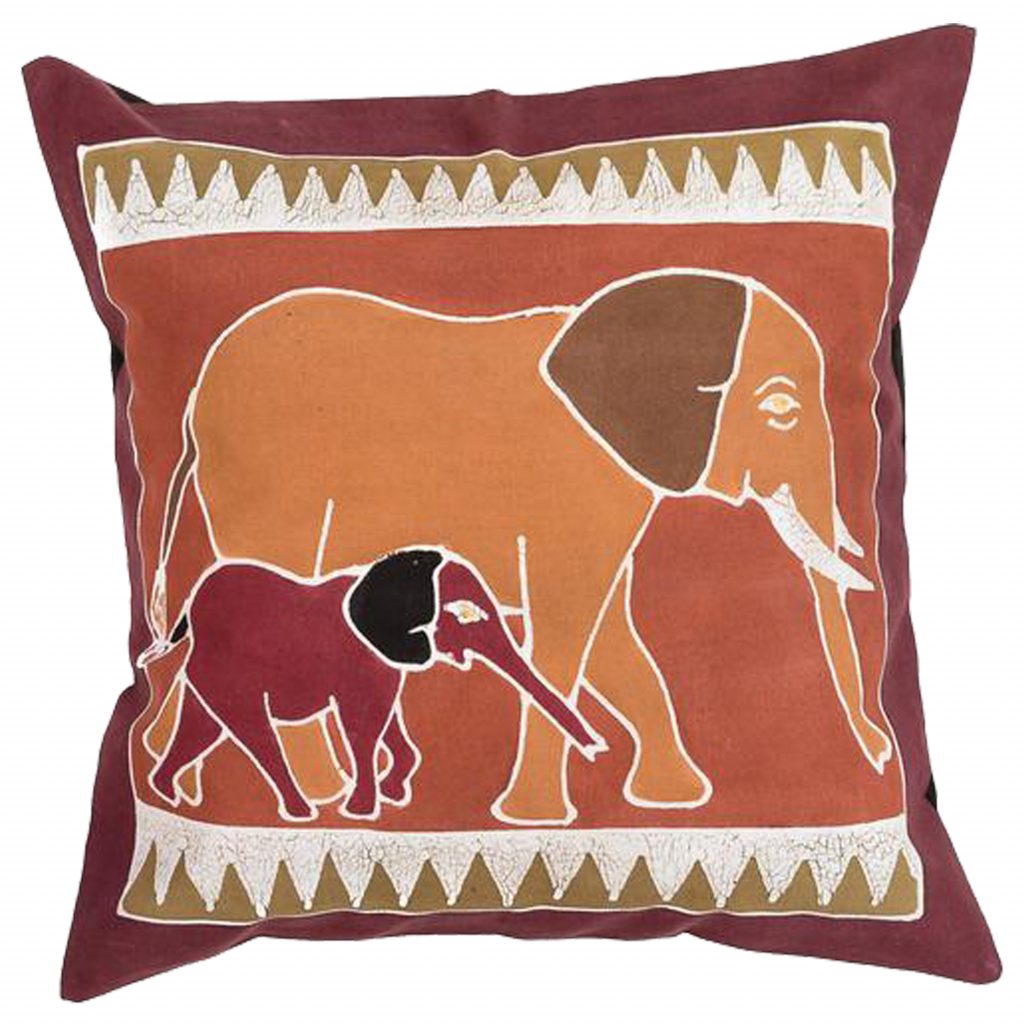 BUSHWAYS ELEPHANTS PILLOW COVER