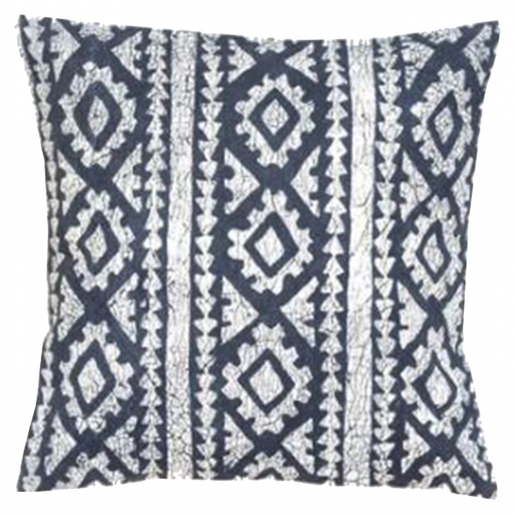 Housse de coussin morrocan indigo