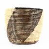 AFRICAN BASKET BLACK CREAM STRIPES S