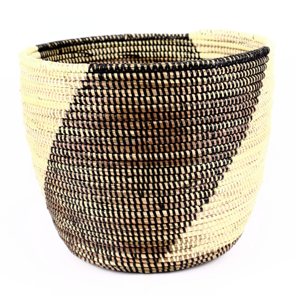 AFRICAN BASKET BLACK CREAM STRIPES S - Image 3