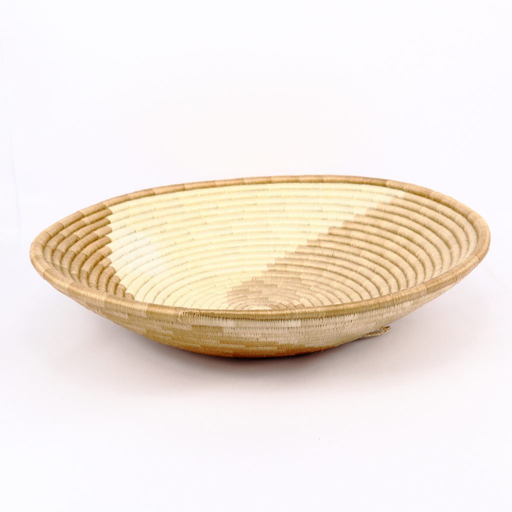 AFRICAN WOVEN BASKET MIX OF BEIGE #1