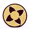 PETIT DESSOUS DE PLAT RWANDA FLEUR ROUGE BEIGE #1