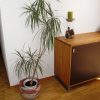 SMALL AFRICAN BASKET WITH RED WHITE STRIPES XS - Image 2