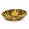 SMALL AFRICAN BASKET YELLOW FLOWER #1