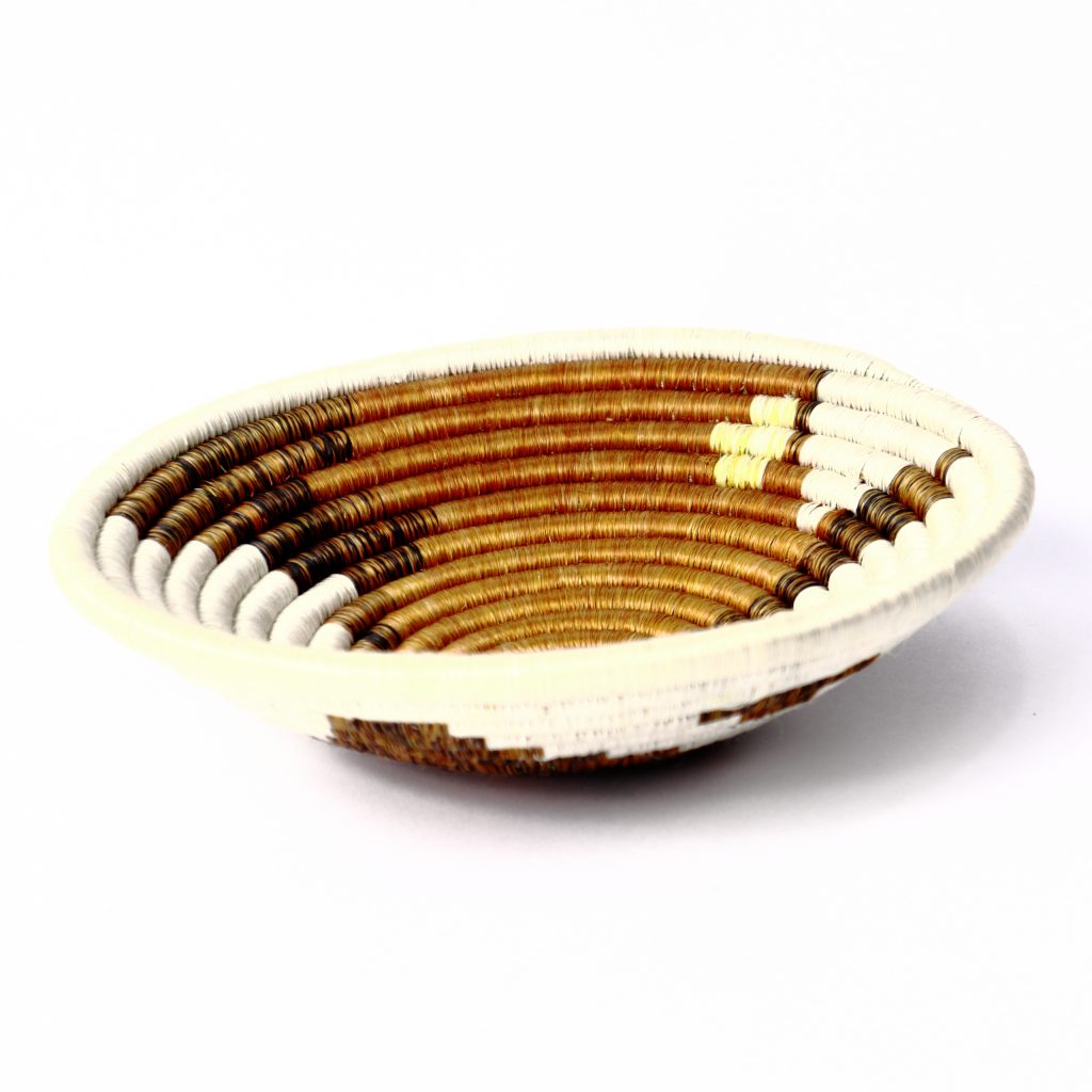 SMALL BASKET WITH AFRICA MAP
