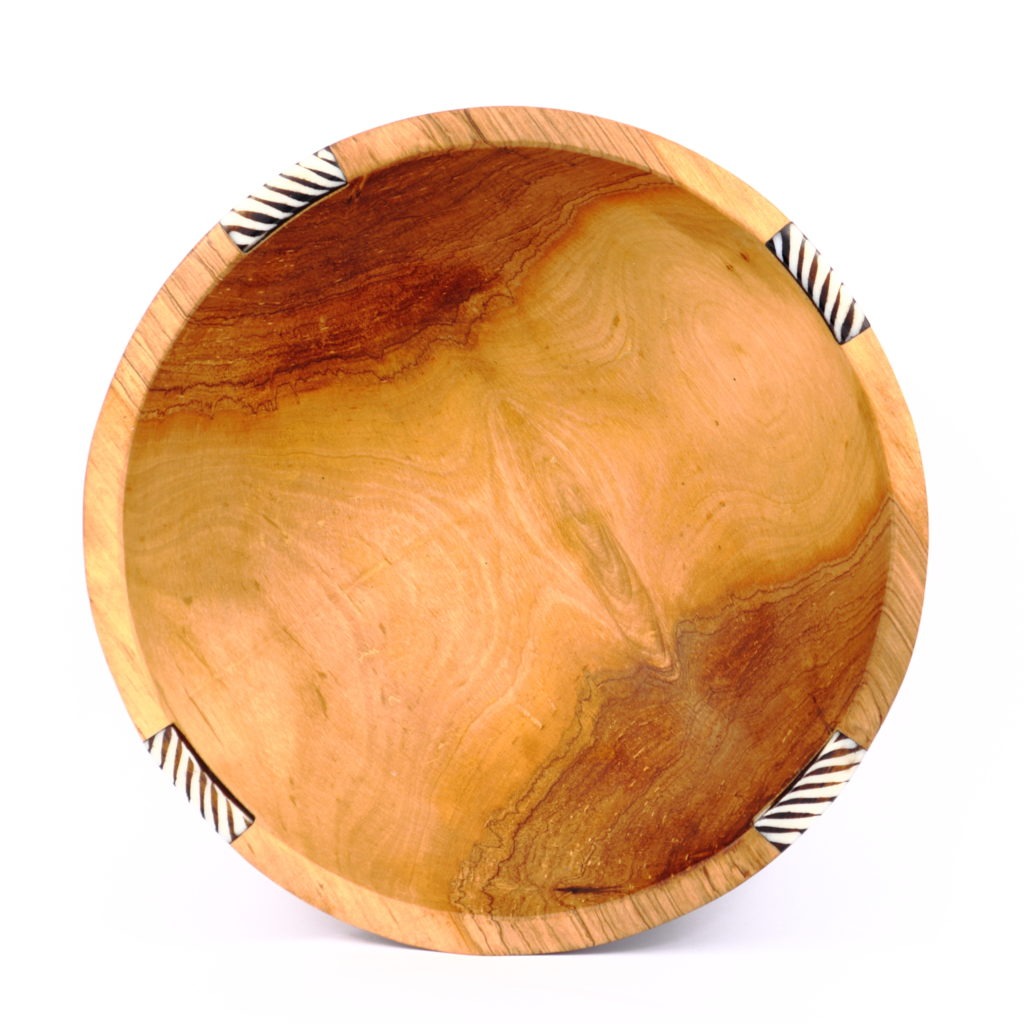 BOL ROND EN BOIS D'OLIVIER DECO OS M