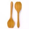 OLIVE WOOD SALAD CUTLERY OVAL TIP - Image 2