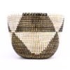 PANIER AFRICAIN OVAL BLANC NOIR XS – Image 3