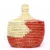 PETIT PANIER BICOLORE ROUGE CREME