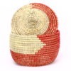 PETIT PANIER BICOLORE ROUGE CREME – Image 3