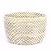 PANIER SENEGALAIS BLANC A DOUBLE FICELAGE XS