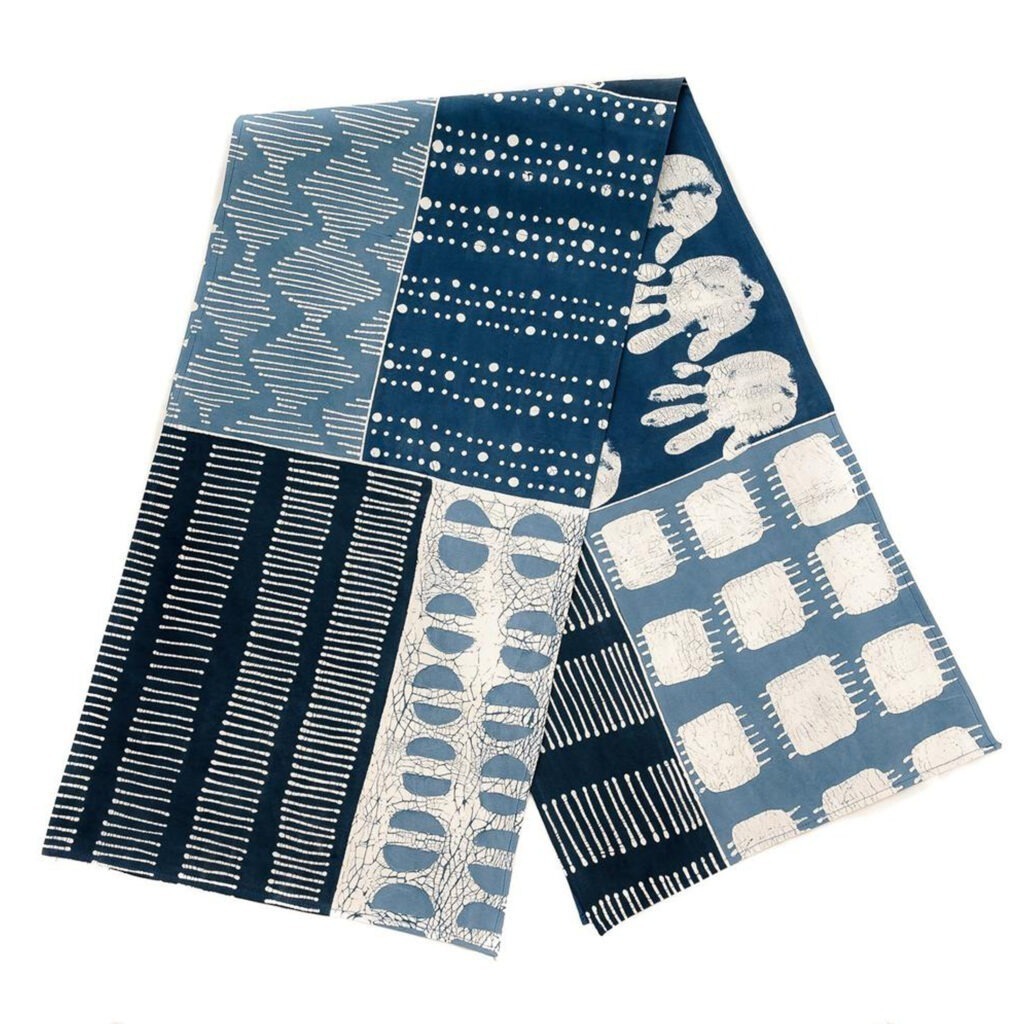 Chemin de table tribal cloth patchwork