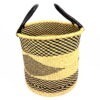 Grand panier bolga mix naturel noir #2 – Image 2