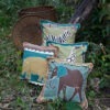 Housse de coussin africain animals zebra earth – Image 2