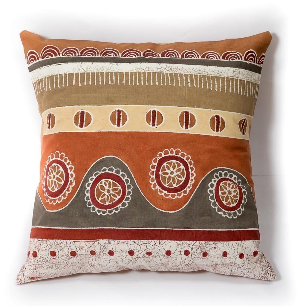 Housse de coussin africain mali sienna wiggles