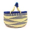 PANIER BOLGA ROND MIX NATUREL BLEU #1 - Image 3