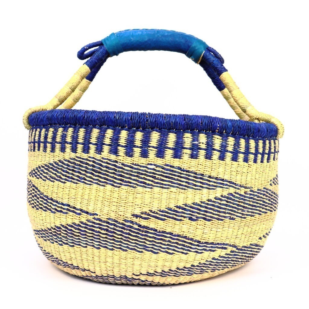 PANIER BOLGA ROND MIX NATUREL BLEU #1