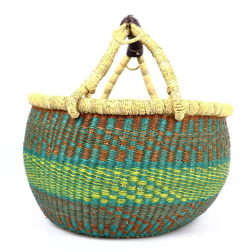 Panier bolga rond multi #10 – Image 3