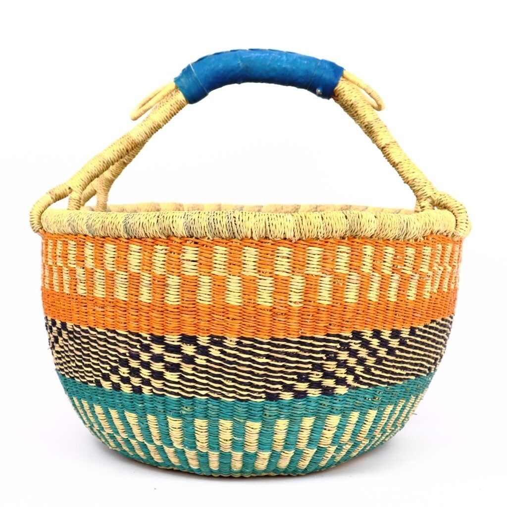 Panier bolga rond multi #5