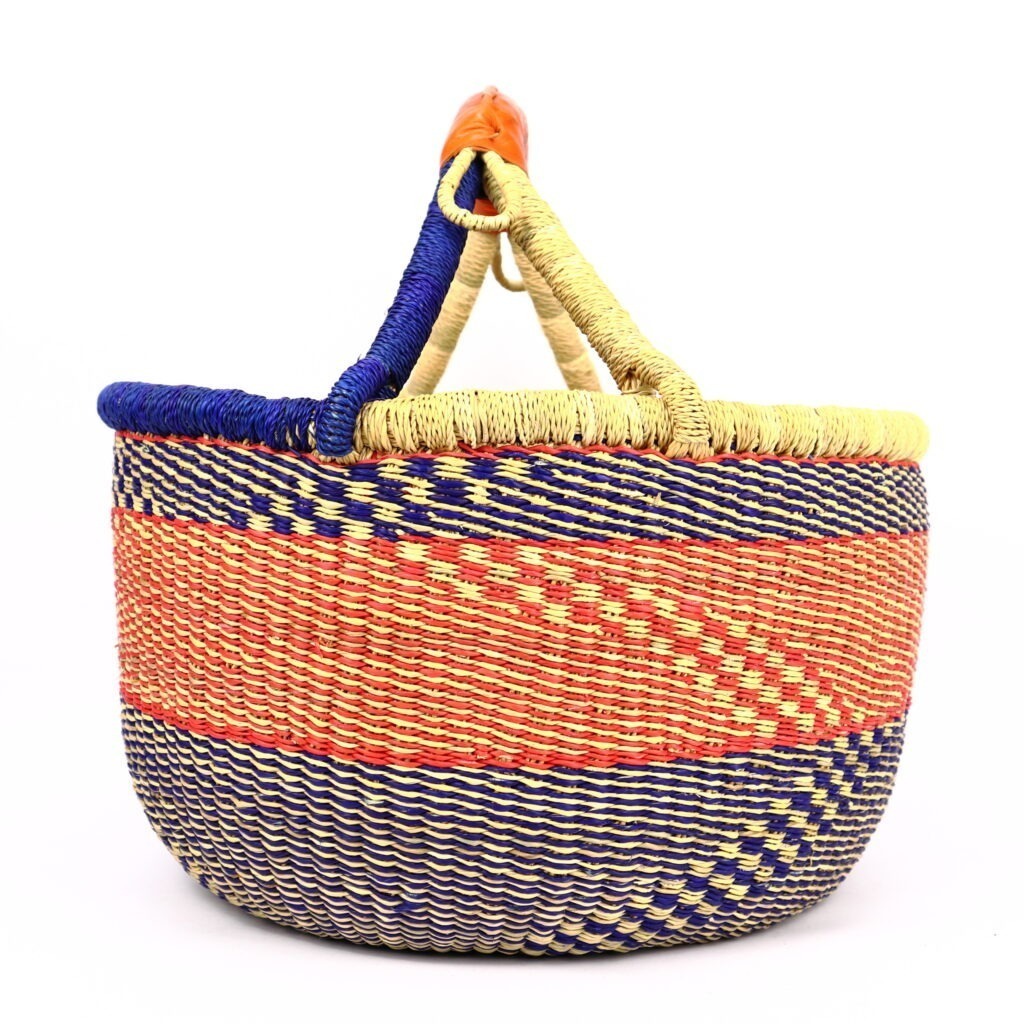 Panier bolga rond multi #6 – Image 3
