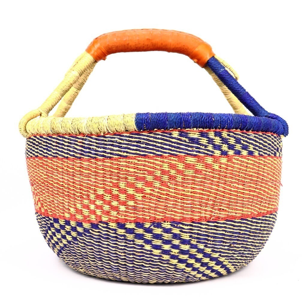 Panier bolga rond multi #6