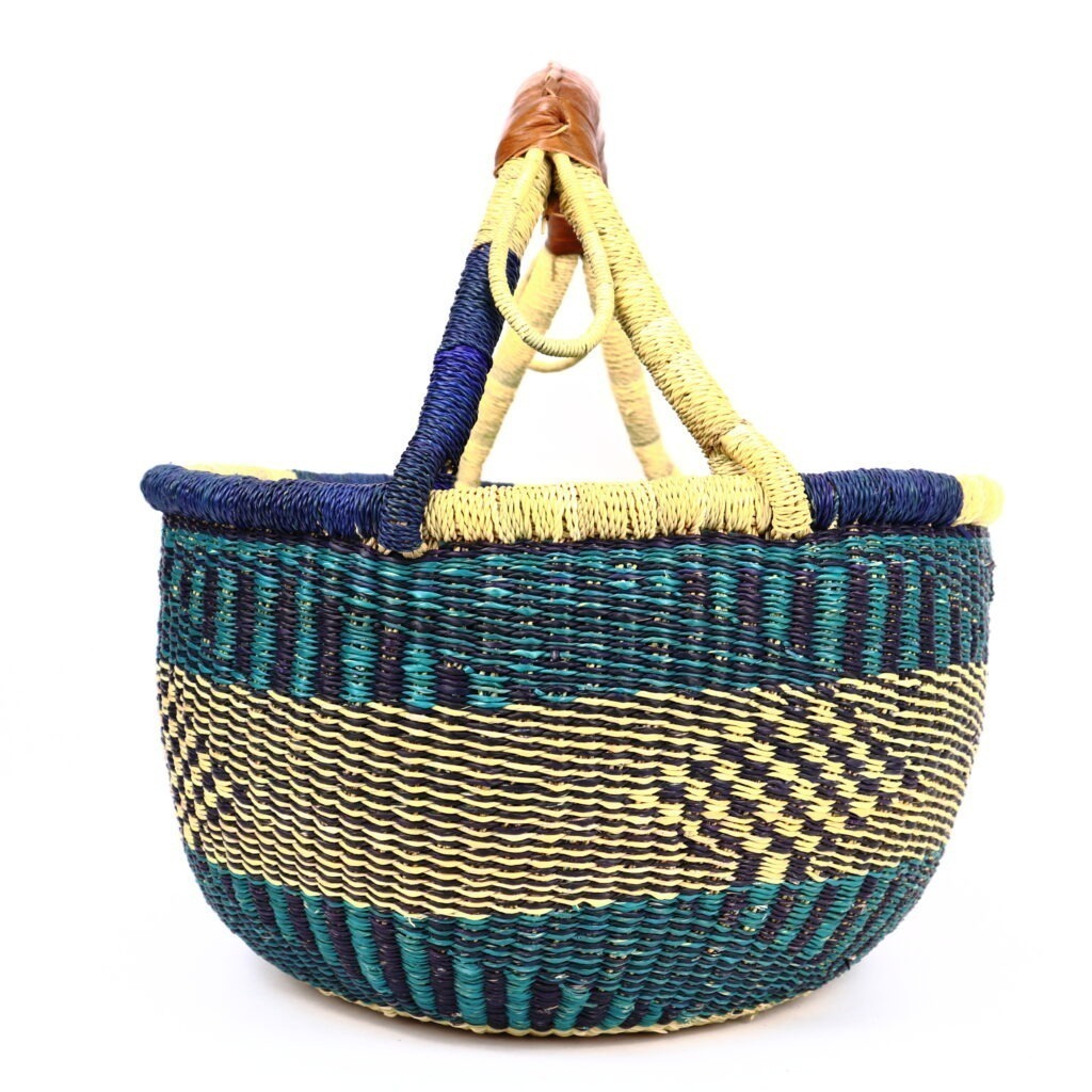 Panier bolga rond multi #8 – Image 3